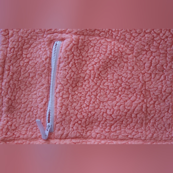 J Crew Vintage Fleece Jacket Pink/Peach Medium NWT - Picture 9 of 9